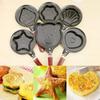 Mini Egg Fry Kitchen Supplies Breakfast Love Pan Pancake Pan Heart Omelette Pan Jarhead Without Pot Cover Cast Iron Black Items