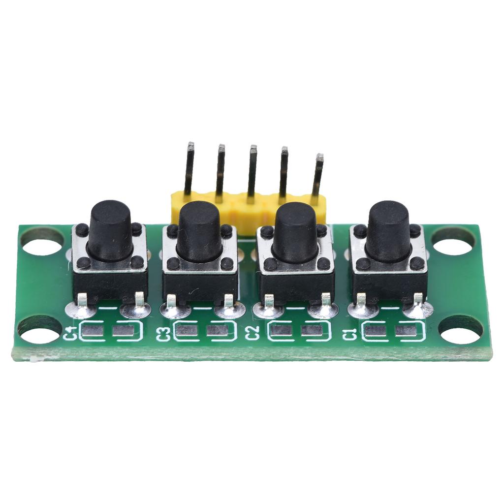 4 Pin Keyboard Module 4 Independent Buttons Keypad Control Switch for Electronic Experiment