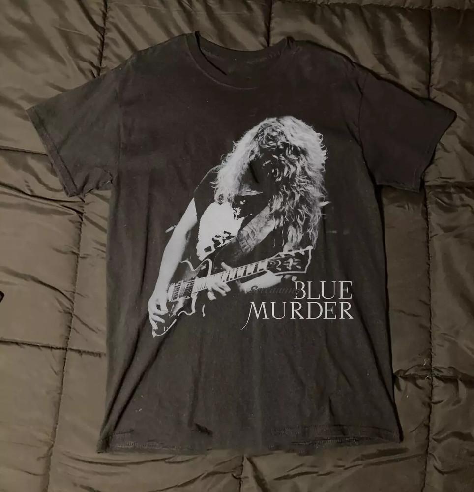 1994 Джон Сайкс Blue Murder Футболка-трибьют Полный размер S-4XL
