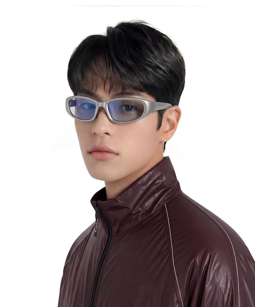 Weeoweeo Бекон Матовый Серебристый Фотохромные Солнцезащитные Очки