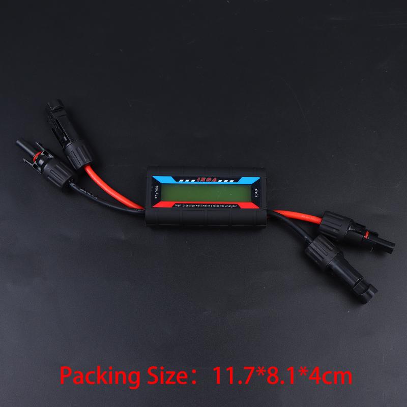 Portable 150A 200A Solar Tester Photovoltaic Connector Accurate Measurement for RC Aircraft Power Monitoring