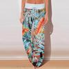 Women's Casual Sports Pants Vintage Printed Pajama Pants With Pockets