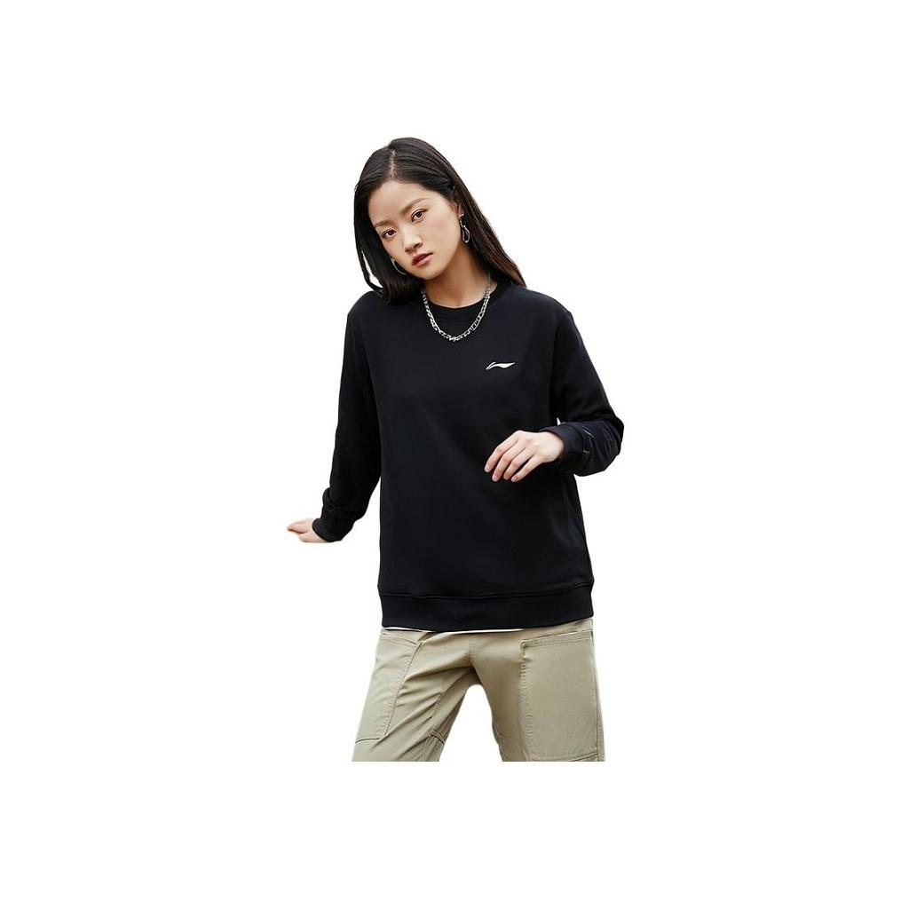 Толстовка мужская с длинным рукавом и круглым вырезом свободного кроя из серии спортивного стиля Li Ning AWDTA37-1