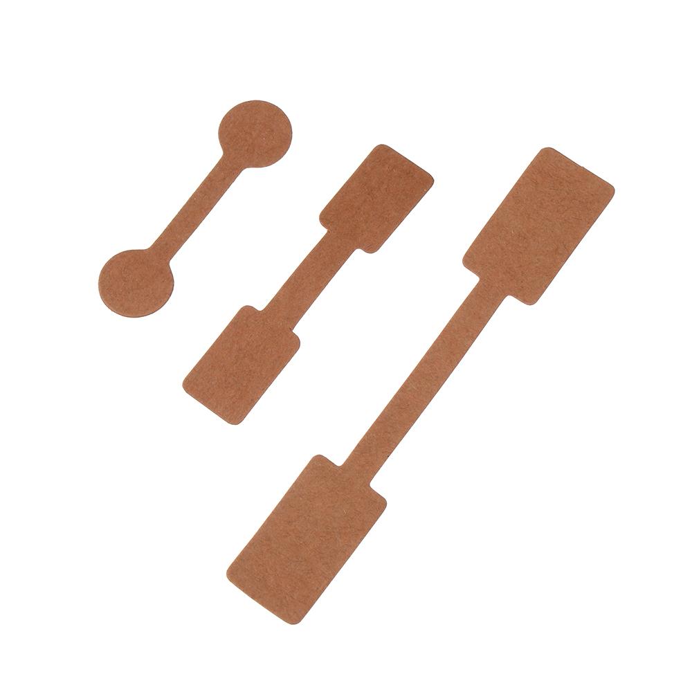 Paper Blank Card Self-adhesive Stickers Bracelet Hangtags Necklace Ring Tags Jewelry Price Labels