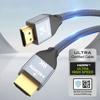 Wozinsky HDMI 2.1 Cable 8K@60Hz/4K@120Hz/2K@144Hz, 48Gbps, 2m, Silver (WHDMI-20 Model)