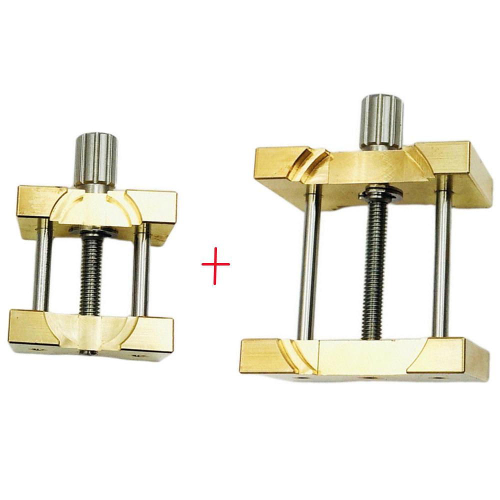 Медный держатель механизма часов, кронштейн-подставка, регулируемый инструмент для ремонта часовщика, зажим для механизма часов, аксессуары для часов