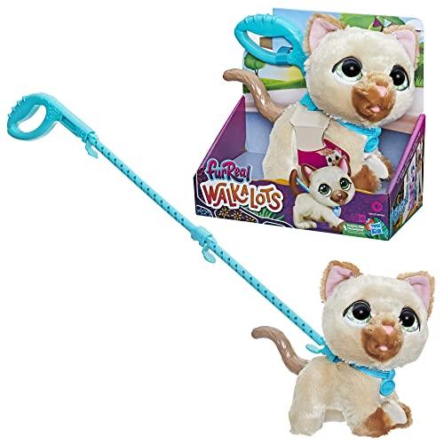 Hasbro FurReal Идущий котенок (Светло-коричневый), интерактивный питомец, реагирующий на голос и звук, для детей от 4 лет, F8132, Оригинал