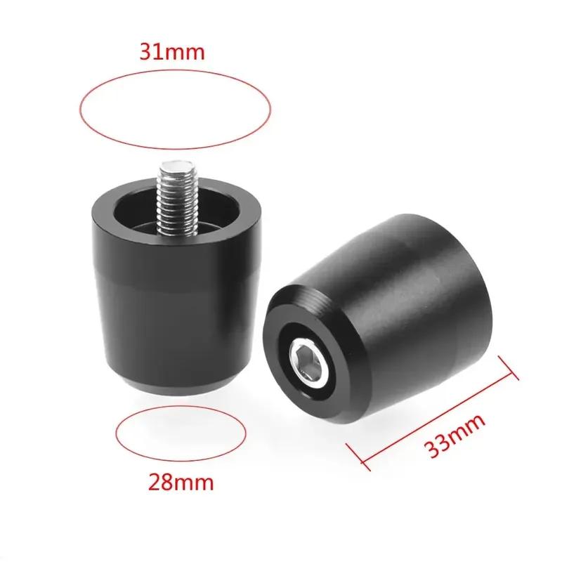 Motorcycle Handle Bar Ends Plug Grips Handlebar Plug Caps Slider 7/8'' 22mm For Kawasaki Z750 2003-2012 2011 2010 2009 2008