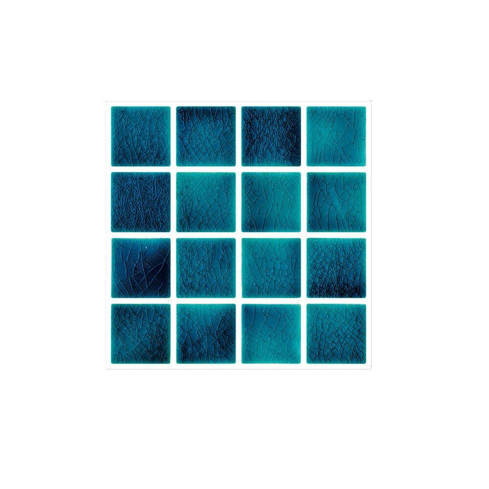 Kitchen Fashion Mosaic Self-adhesive Removable Tile Stickers Wallpaper Wall Stickers DIY Home Decor