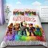Пододеяльник Roblox Комплект постельного белья Мягкий и удобный Чехол для одеяла Для спальни Дома Декор на день рождения Подарки Queen King