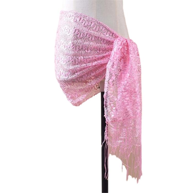 Кружевной экзотический шарф на шею Этническое плюшевое кружево для мужчин женщин С бахромой Сезонный гейтор для шеи Стильный кружевной шейный платок