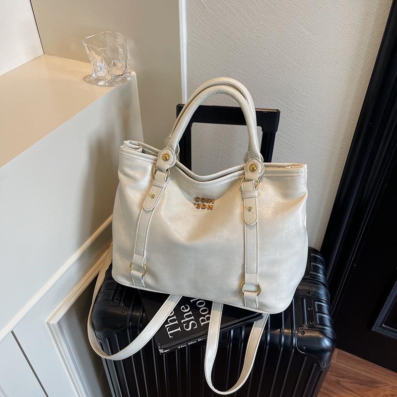 Корейская ретро сумка большой вместимости, с чувством формы, мягкая и прочная, модная, изысканная, новая, легкая, роскошная, для поездок на работу, через плечо