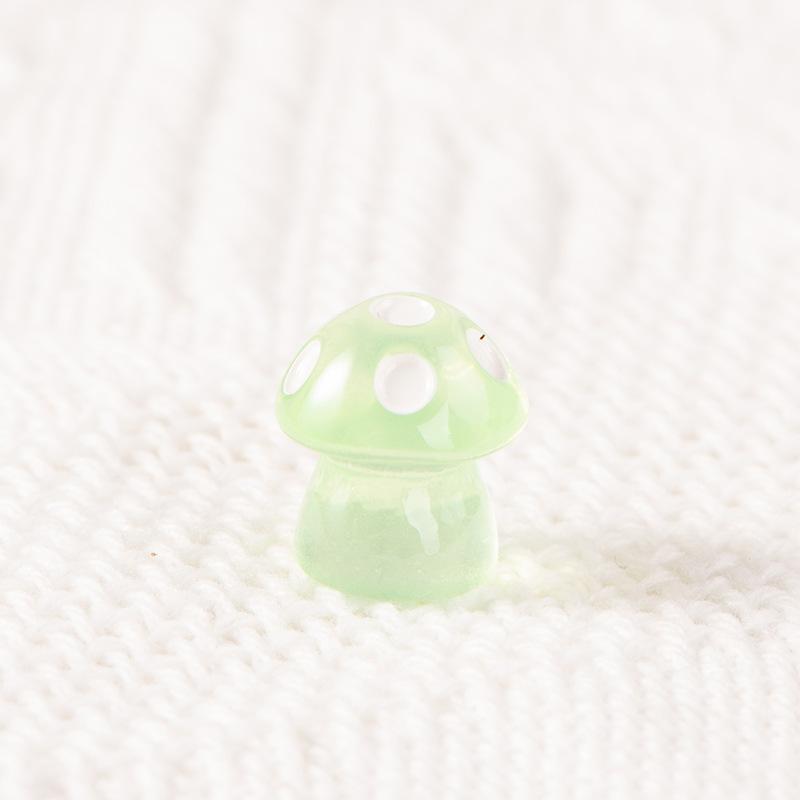 Светящиеся в темноте маленькие грибы из смолы украшения микро ландшафтный сад материалы своими руками аксессуары настольные милые светящиеся украшения