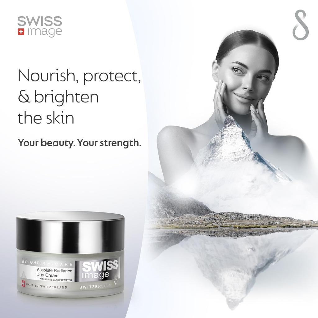 Swiss Image Absolute Radiance Day Cream | Face Moisturizer | Hydrating & Brightening | Reduces Dark Spots & Pigmentation | Lightweight & Quick Abso