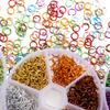 1 Set Colorful Open Single Loop Ring Split Jump Rings Necklace Bracelet Earring Connector For DIY Jewelry Making Accessories