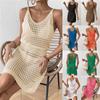 Женская новая длинная юбка с вырезами на талии, юбка на бретелях, сексуальное платье, пляжная, отпускная, повседневная юбка