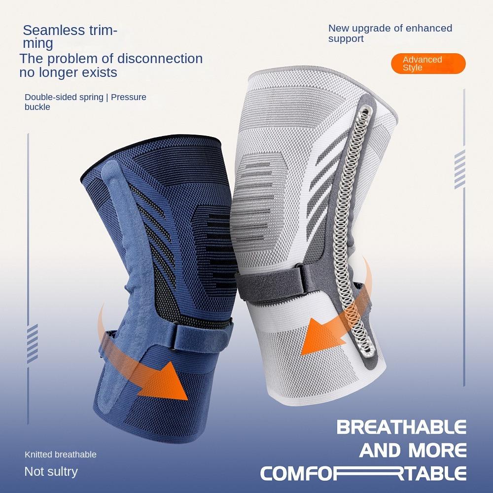 1 PC Cold-Proof Running Knee Pads Non-slip Knitted Nylon Sports Knee Pad  Skipping Rope