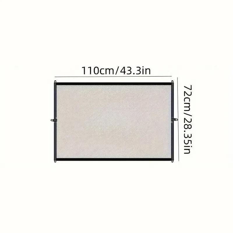 Pet Dog Barrier Fences with 4Pcs Hook Pet Isolated Network Stairs Gate New Folding Breathable Mesh Playpen for Dog Safety Fence