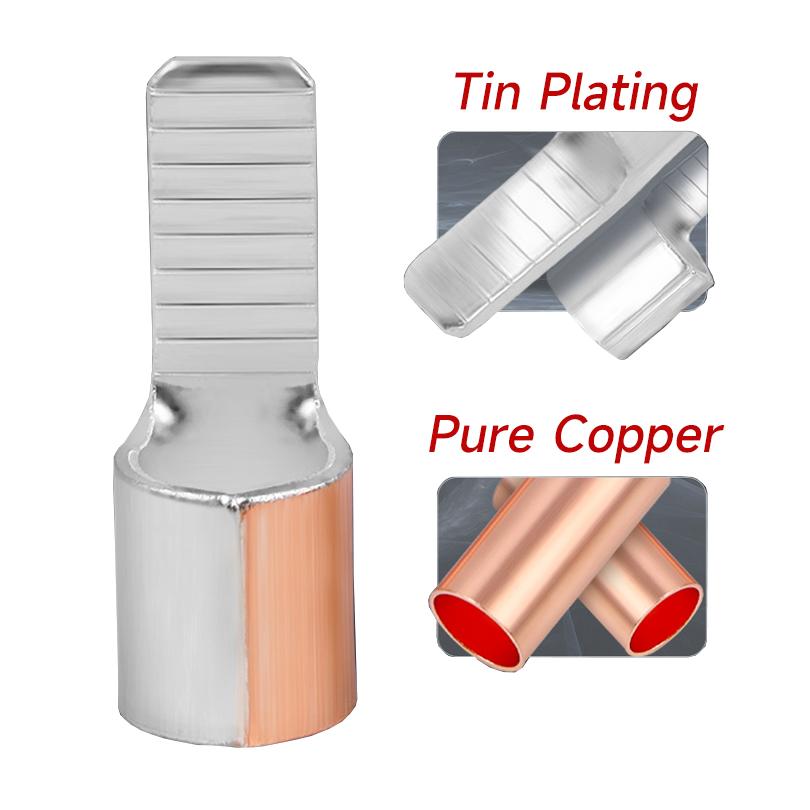 Really Copper Circuit Breaker Plug Pin Crimp Terminal C45-1.5 2.5 4 6 10 16 25 35 50 Mm² C45 Air Switch Connector100/50/20/10Pcs