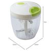 Iris Plaza CTC-A370 Food Processor, 900ml, Washable Lid, White, Includes Cutter and Mixer, Adjusts Fineness To Your Desired Level, Easy Cleanup, Washa