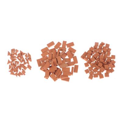 50 шт. Миниатюрный кирпич Детский пейзаж Строительная игрушка Моделирование Имитация кирпича