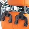 Универсальные крючки на подголовник автомобиля Сверхпрочный АБС-пластик Вешалка на спинку сиденья для сумок, продуктов, пальто, зонта Автомобильные аксессуары-органайзер