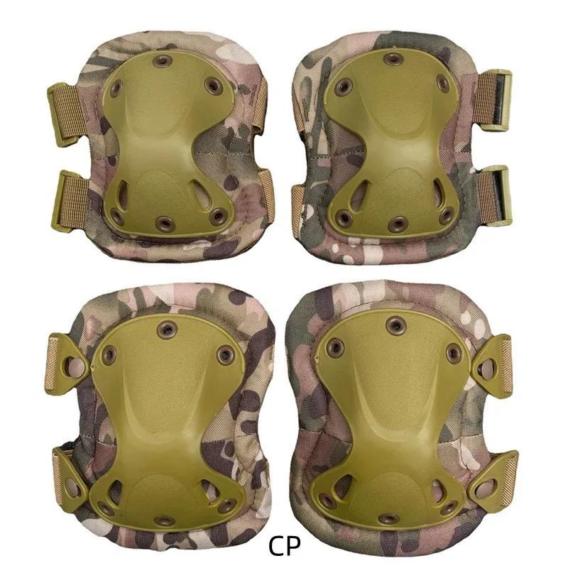 2 пары/компл., тактический наколенник на локоть CS, военная защита, армейский страйкбол, спорт на открытом воздухе, охота, наколенник, защитное снаряжение, хит продаж