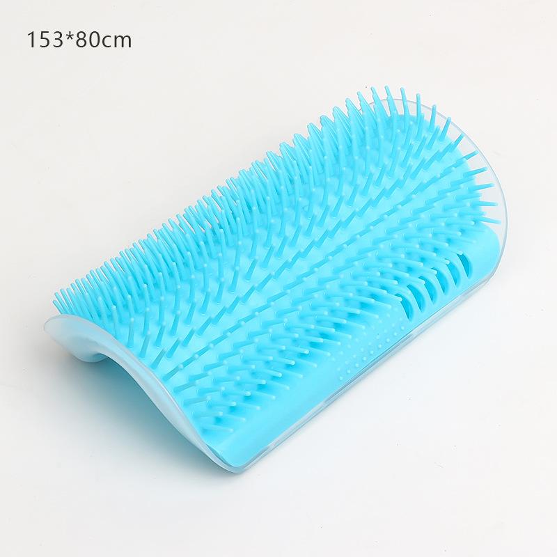 Durable Space-saving Design Pet Grooming Brush Wall Corner Pet Supplies Cat Massage Brush Rubbing Suitable Cat Scratching Device Supply