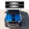 Хит Продаж Наклейка на Капот Автомобиля X - Креативные гоночные полосы для модифицированного автомобиля