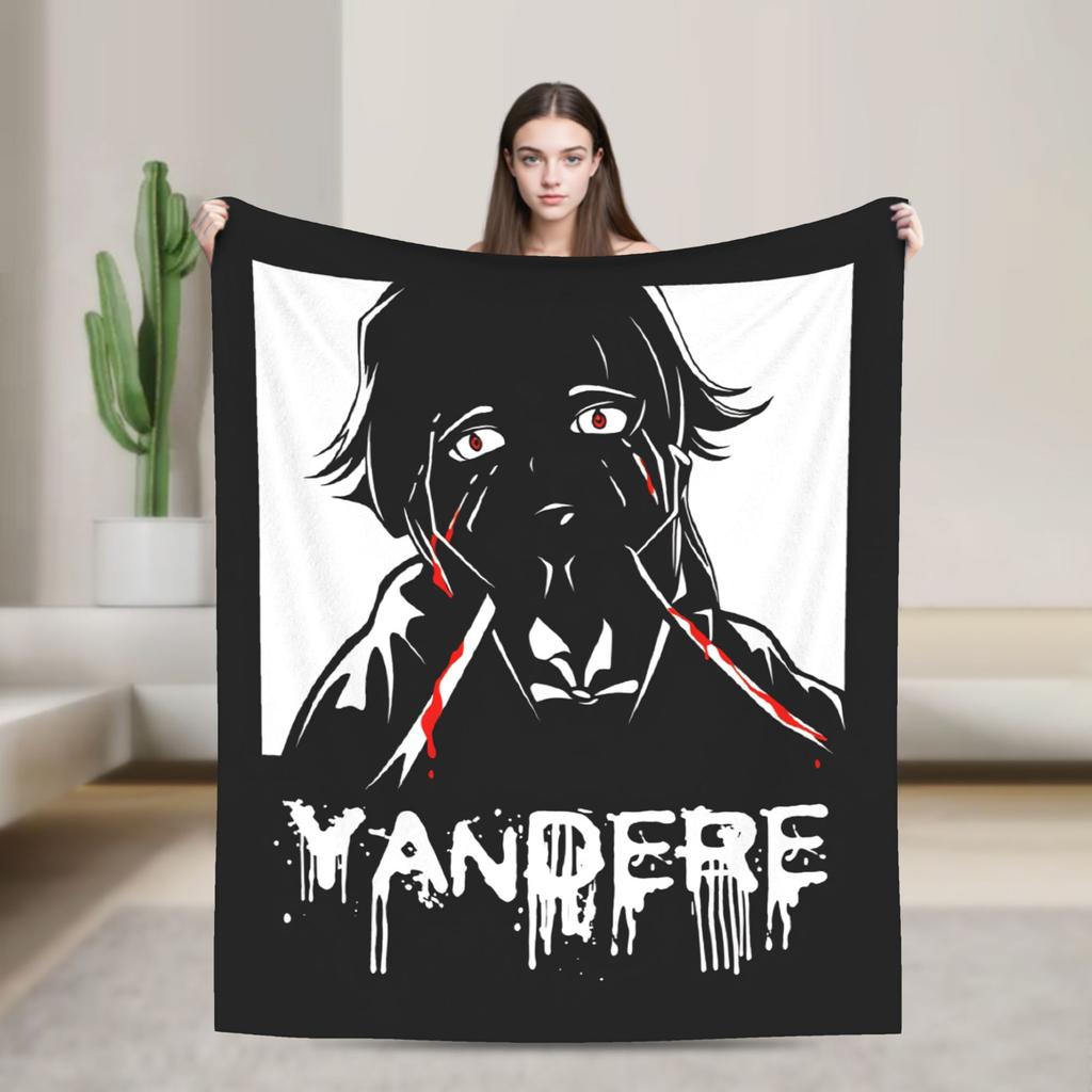 Super Warm Blanket Camping Mirai Nikki Number Twelve Throw Blanket Flannel Bedspread Living Room Street Trend Sofa Bed Cover