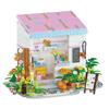 Набор совместимых строительных блоков для взрослых в стиле фэнтези, Дом из сказки с кофейней, художественной студией, садом, уличным пейзажем, подарок для вечеринки