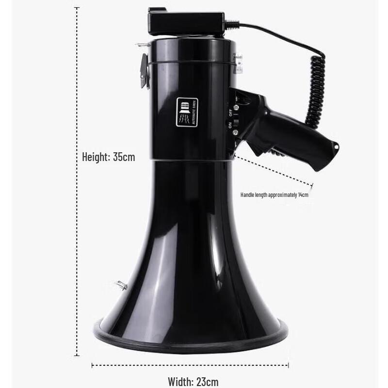 50W Handheld Rechargeable Recording Megaphone
