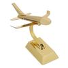 Миниатюрный самолет, стильный декоративный экспонат для домашнего декора, элегантные корпоративные подарки, предметы для украшения офисного стола, прочный металл