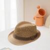 Summer Straw Sun Hat Breathable Woven Material UV Protection Hat with Wide Brim Versatile Summer Accessory