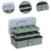 3 Layer Storage Box Craft Organizer Accessories Stackable Multifunction Caddy Portable Tackle