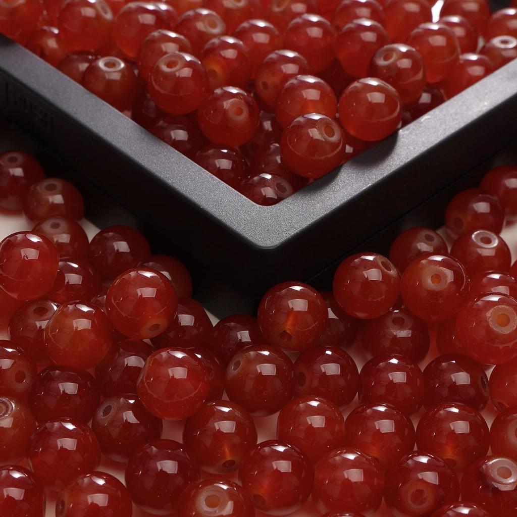 Бусины из имитации нефрита 6 мм, однотонные, для изготовления украшений своими руками