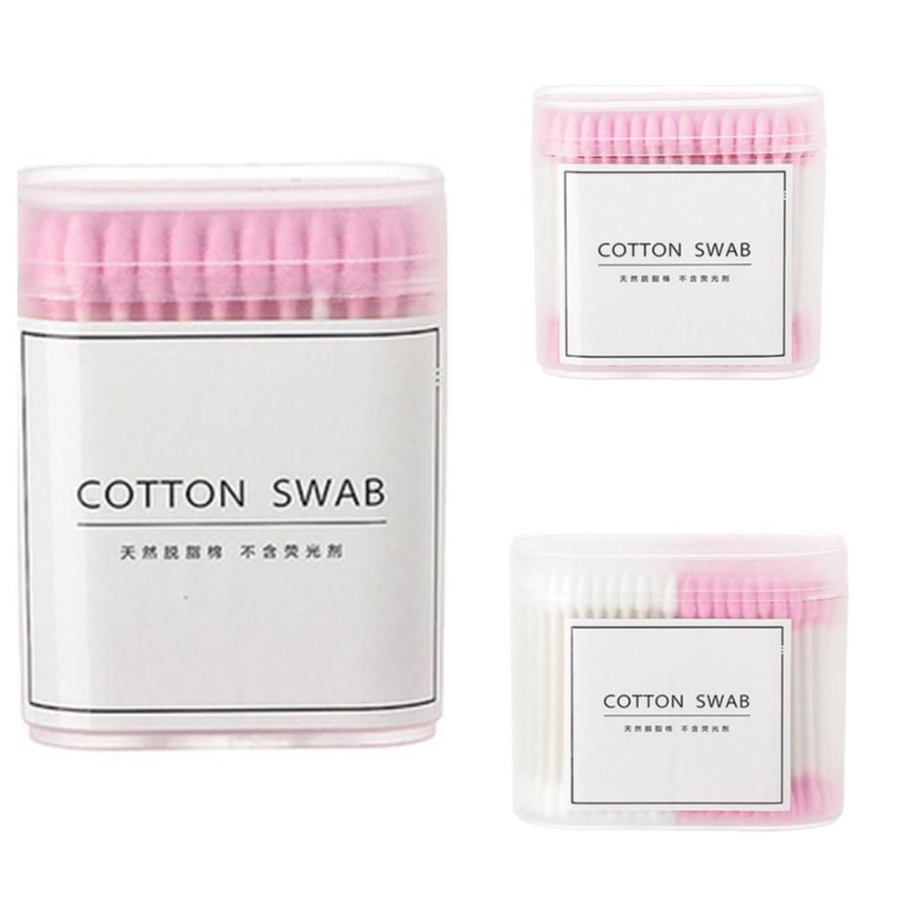 Men Women Paper stick Cotton Home Cotton Swabs Dual Heads Makeup Cotton stick Ear Cleaning Tools