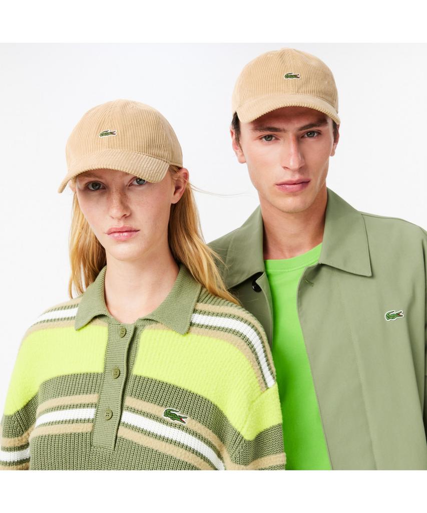 Мужская вельветовая бейсболка LACOSTE Rk3447-54N 02S
