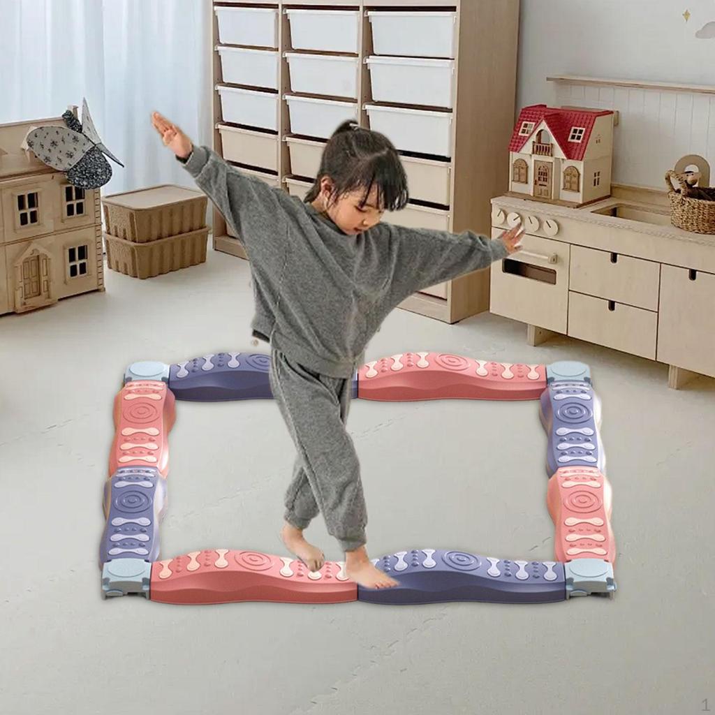 Body Coordination Multiple Obstacle Course Interactive Stepping Stone Game Stones Kids