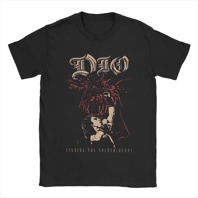 Dio Band The Sacred Heart Футболка для мужчин женщин Юмористическая хлопковая футболка с круглым вырезом и коротким рукавом Идея для подарка Одежда