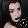 22MM Black Sclera Lenses Halloween Contact Lenses for Eyes Cosplay Contacts Demon Full Eye Contacts for Masquerade Party