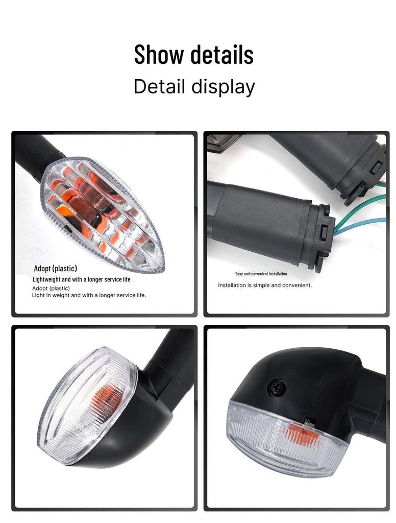 Universal LED Turn Signal Lights for Yamaha YZF R1/R6, FZ1, MT-07/09