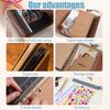 DIY Photo Album Suitable 5/6/7-inch Retro Photo Album Star-chasing Train Ticket Receipt Collection Album Commemorative Gift Box
