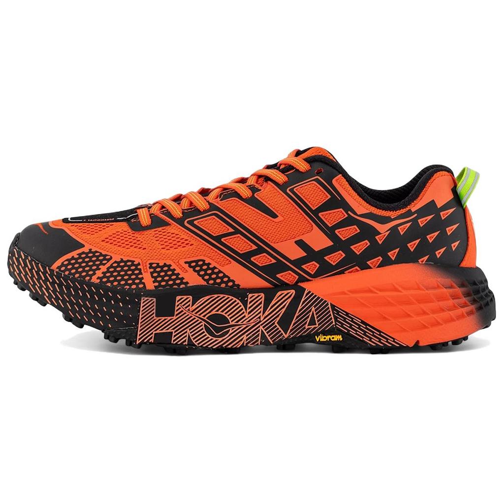 HOKA Speedgoat 2 Low Tomato Electric Green Unisex Sneakers Orange 1162710-TLCT