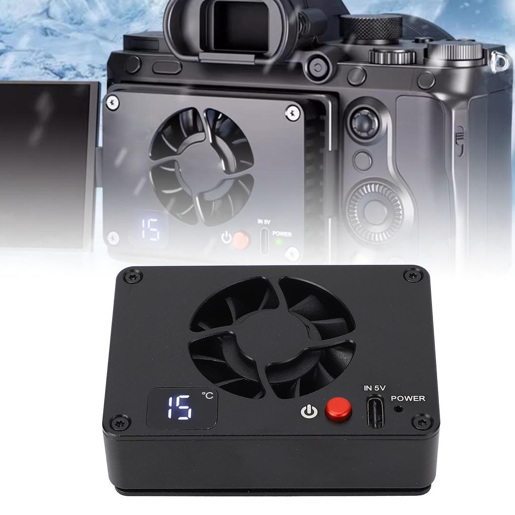 Вентилятор охлаждения камеры Бесшумный Высокоэффективный Теплопроводность Цифровой Контроль Температуры 12‑30 ℃ C
