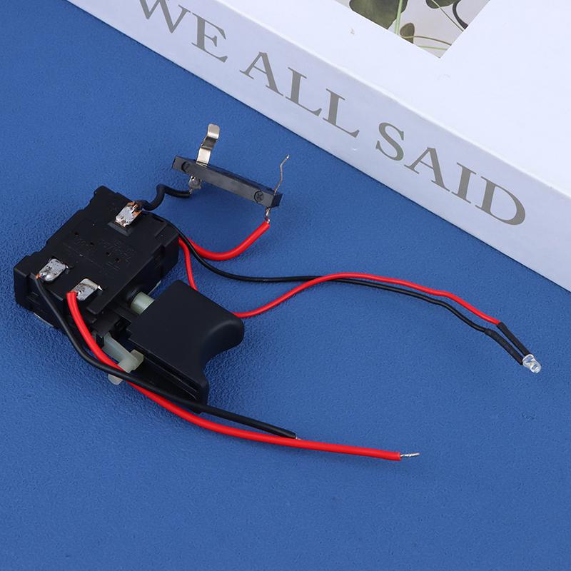 Электрическая дрель Пылезащитный регулятор скорости Кнопочный триггерный переключатель Беспроводная дрель постоянного тока