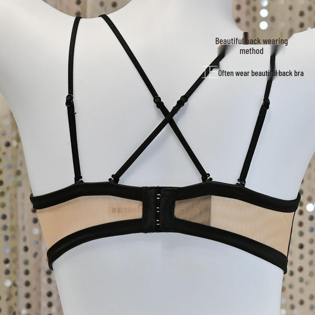 Colorful Push-Up Bra for Small Breasts: Soft Underwire, Sexy Back, Breathable, Lifting Cups, and Side Support.