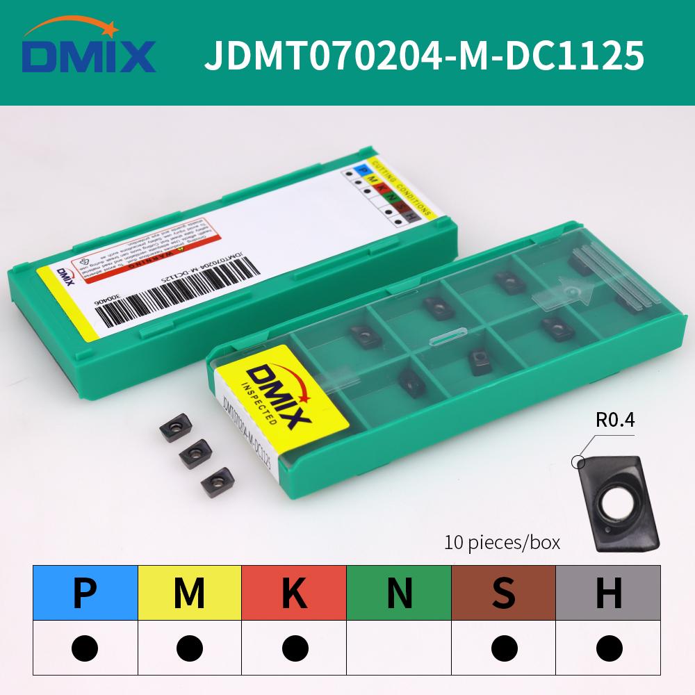DMIX ASM07 Фрезы по металлу JDMT070204 JDMT070208 Твердосплавная пластина Многозубая концевая фреза диаметр режущей кромки токарный инструмент