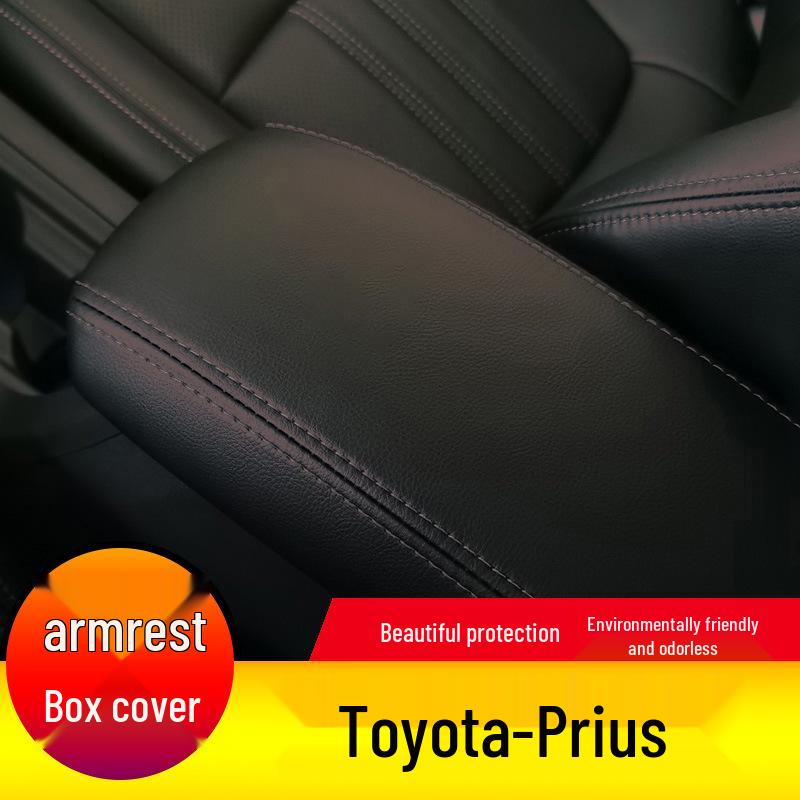 Toyota Prius 06-12 Кожаная Накладка на Крышку Подлокотника - Защитная Подушка с Полным Покрытием