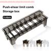 Ограничительная насадка Хранение машинки для стрижки волос Инструмент для парикмахерской Специальные аксессуары 8/10 ячеек Коробка-органайзер для хранения машинки для стрижки волос